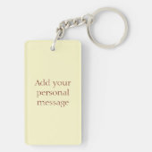 ローマ、イタリアヴィンテージキーチェーン キーホルダー (裏面)