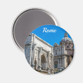 ローマ、イタリア磁石のローマのローマのフォーラム遺跡 マグネット (正面/裏面)