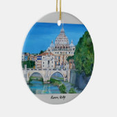ローマ、イタリア-オーナメント セラミックオーナメント (右)