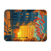 ローマ、イタリア：コロッセウムアドベンチャートラベル マグネット (横)