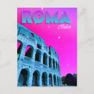 ローマ、イタリア - コロッセオの絵葉書 ポストカード
