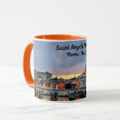 ローマ、イタリア – サンアンジェロ橋、 マグカップ (正面左)