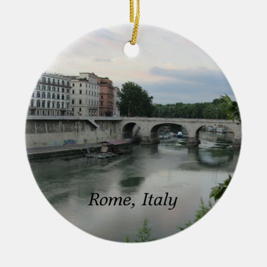 ローマ,イタリア セラミックオーナメント (正面)