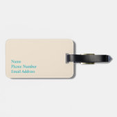 ローマ、イタリア:トレビファウンテンヴィンテージスタイル ラゲッジタグ (裏面横)