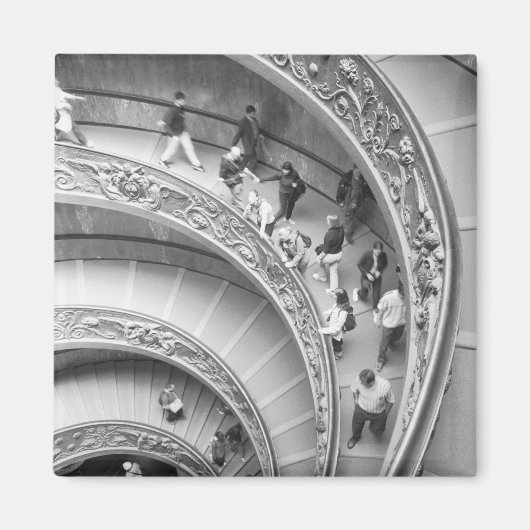 ローマ・イタリア、バチカン階段3 マグネット (正面)