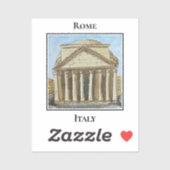 ローマ イタリア パンテオン シール (シート)