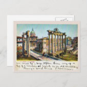 ローマ、イタリア・フォロ・ロマーノ1901 ポストカード (正面/裏面)