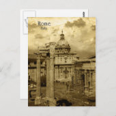 ローマ、イタリア ポストカード (正面/裏面)