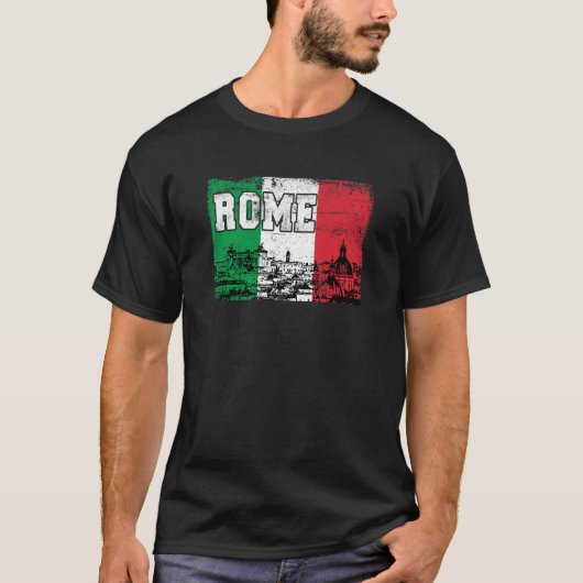 ローマ イタリア ヨーロッパ Tシャツ (正面)