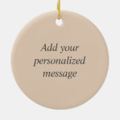 ローマ、イタリア:夜のロマンチックな都市 セラミックオーナメント (裏面)