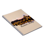 ローマ、イタリア:夜のロマンチックな都市 ノートブック (右側)