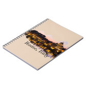 ローマ、イタリア:夜のロマンチックな都市 ノートブック (左側)