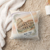 ローマ イタリア 新婚旅行 記念の品 クッション (ブランケット)