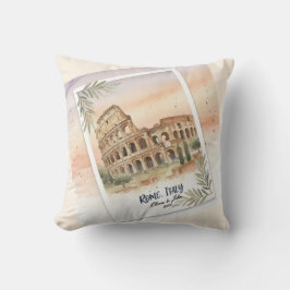 ローマ イタリア 新婚旅行 記念の品 クッション