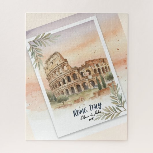 ローマ イタリア 新婚旅行 記念品 ジグソーパズル (縦)