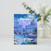 ローマ イタリア 旅行 はがき, ローマ 旅行 はがき, シーズンポストカード (スタンド正面)