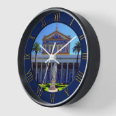 ローマ、イタリア – 聖パウロ城壁の外 壁時計 (傾斜)