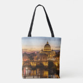 ローマ イタリア 風景 トートバッグ (裏面)