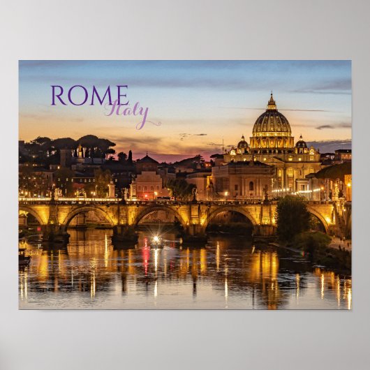 ローマ イタリア 風景 ポスター (正面)