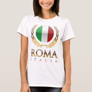 ローマ、イタリア  Il Tricolore Italiano Tシャツ