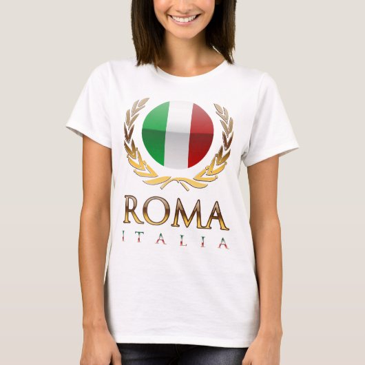 ローマ、イタリア| Il Tricolore Italiano Tシャツ (正面)