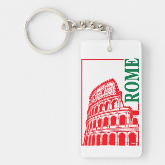 ローマ、イタリアColosseum キーホルダー (正面)