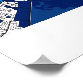 ローマ – イタリアMilkTeaシティマップ ポスター (角)