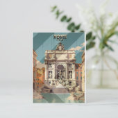 ローマ – イタリ最高のア訪問地 ポストカード (スタンド正面)