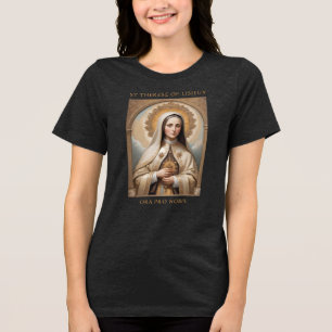 ローマ・カトリックの聖人の聖テラス トライブレンドTシャツ