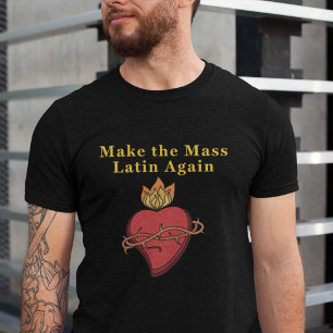ローマ・カトリックの贈り物が再びラテン語 Tシャツ