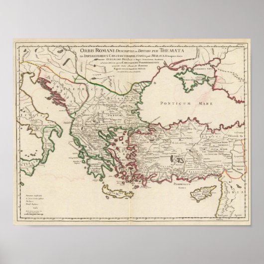 ローマ、ギリシャ、トルコ ポスター (正面)