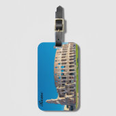 ローマ，コロシアム ラゲッジタグ (正面縦)