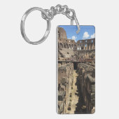 ローマ・コロッセオ、イタリア写真 キーホルダー (正面左)