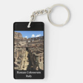 ローマ・コロッセオ、イタリア写真 キーホルダー (裏面)