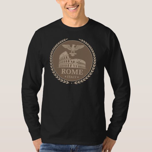ローマ コロッセオ イタリア ヨーロッパ Tシャツ (正面)