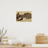 ローマ・コロッセオ、クリスチャンとライオン ポスター (キッチン)