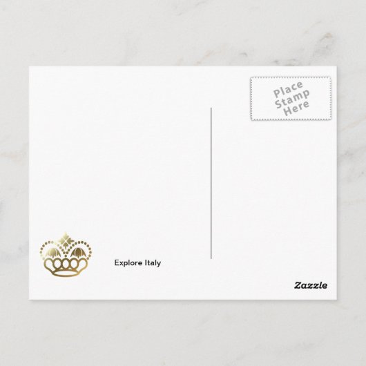 ローマ・コンスタンティン皇帝のアーチ ポストカード (裏面)