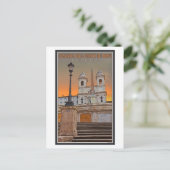 ローマ – ザスペインのステップ ポストカード (スタンド正面)