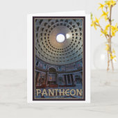 ローマ – ザパンテオン カード (黄色い花)