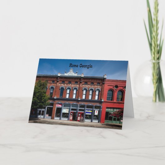 ローマ、ジョージア カード (正面)