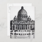 ローマ、セントピーターの計画の刻印 ポストカード (正面/裏面)