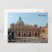 ローマ – セントピーターズバシリカ ポストカード (正面/裏面)