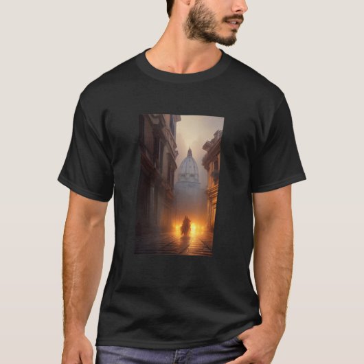 ローマ ダーク アカデミア ファンタジー ゴシック Tシャツ (正面)