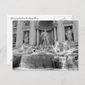 ローマ、トレビの泉 ポストカード (正面/裏面)