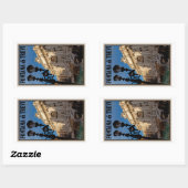 ローマ – トレビファウンテン 長方形シール (シート)