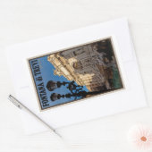 ローマ – トレビファウンテン 長方形シール (封筒)