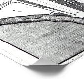 ローマ、バチカンの地上計画 ポスター (角)