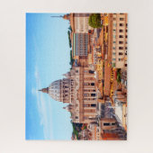 ローマ、バチカン市セントピーターバシリカ ジグソーパズル (縦)