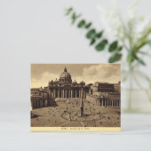 ローマ、バチカン、セントピーターズスクエア ポストカード (スタンド正面)