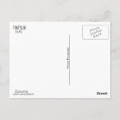 ローマ(パンテオン)ウィズ文字 ポストカード (裏面)